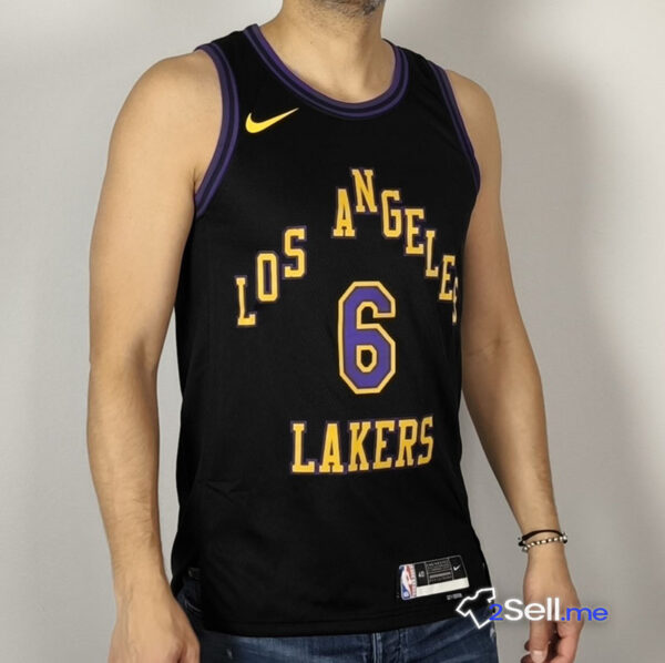 Maglia City Edition Los Angeles Lakers 23/24 Lebron James (Versione Swingman) - Taglia S - immagine 11