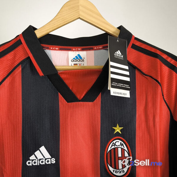 Prima Maglia Retrò AC Milan 98/99 Maldini (Versione Fan) - Taglia M - immagine 2