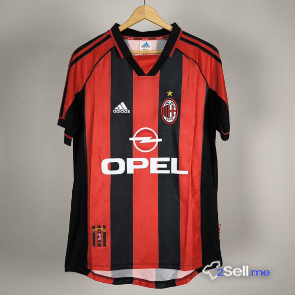 Prima Maglia Retrò AC Milan 98/99 Maldini (Versione Fan) - Taglia M