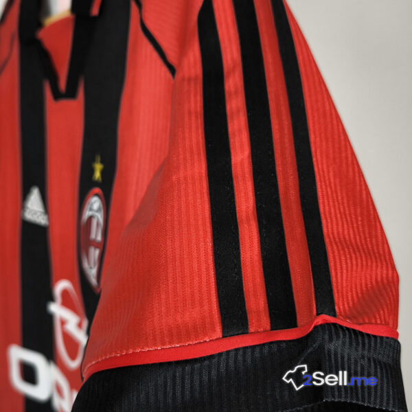 Prima Maglia Retrò AC Milan 98/99 Maldini (Versione Fan) - Taglia M - immagine 9