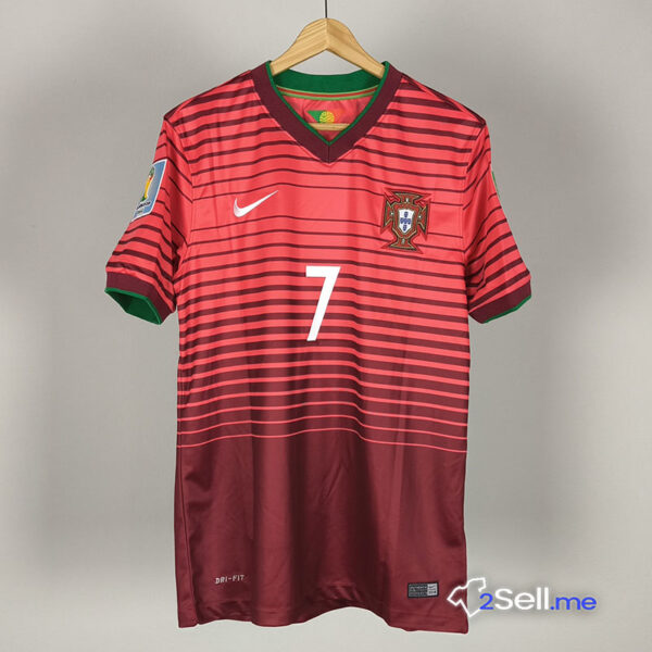 Prima Maglia Retrò Portogallo 14/15 Ronaldo (Versione Fan) - Taglia M