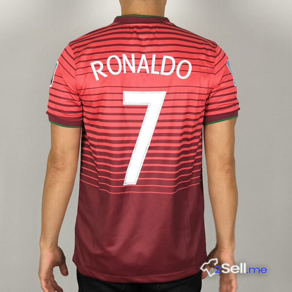 Prima Maglia Retrò Portogallo 14/15 Ronaldo (Versione Fan) - Taglia M - immagine 12