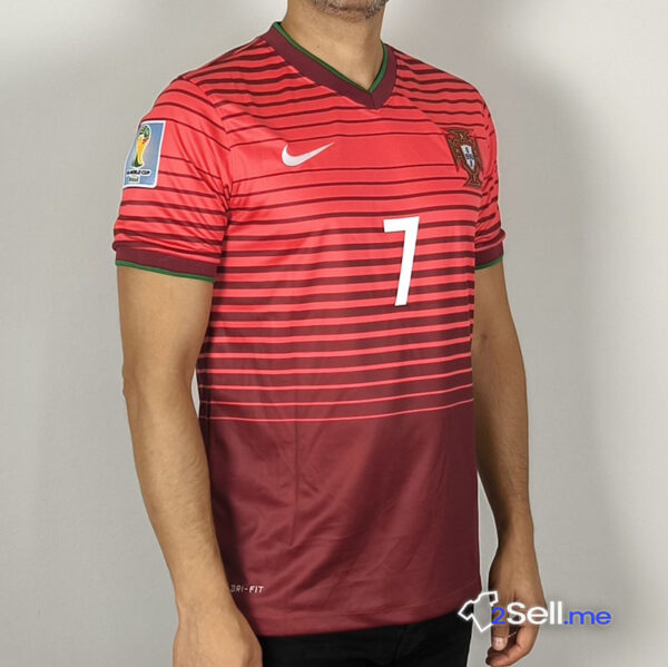 Prima Maglia Retrò Portogallo 14/15 Ronaldo (Versione Fan) - Taglia M - immagine 11