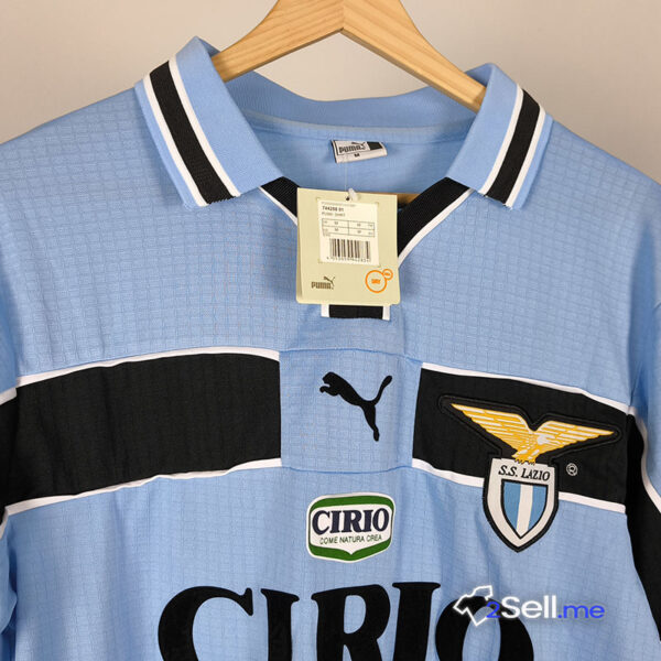 Prima Maglia Retrò SS Lazio 98/99 Mancini (Versione Fan) - Taglia M - immagine 2