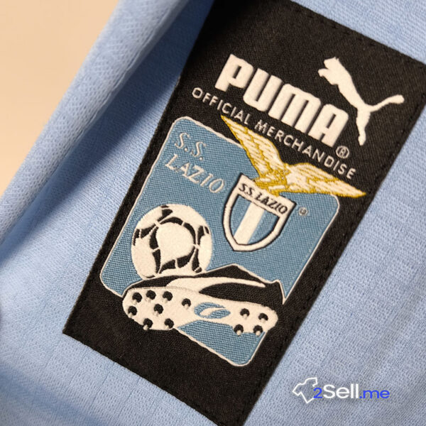 Prima Maglia Retrò SS Lazio 98/99 Mancini (Versione Fan) - Taglia M - immagine 6