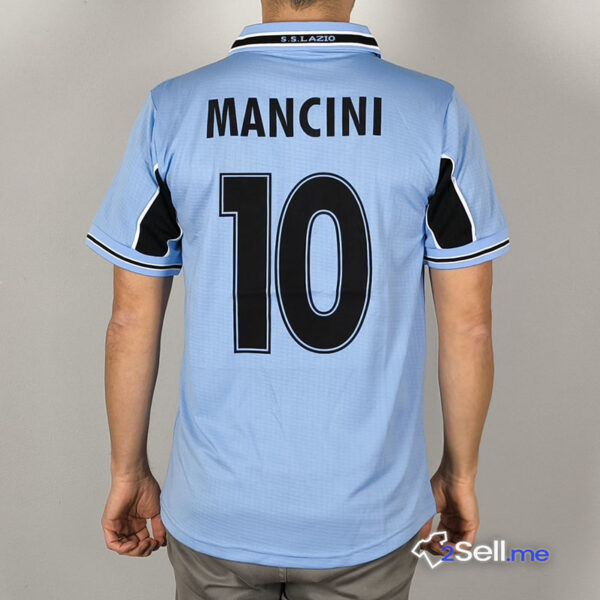 Prima Maglia Retrò SS Lazio 98/99 Mancini (Versione Fan) - Taglia M - immagine 12