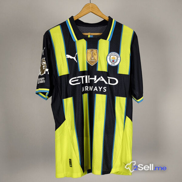 Seconda Maglia Manchester City 24/25 Rodrigo (Versione Player) - Taglia L