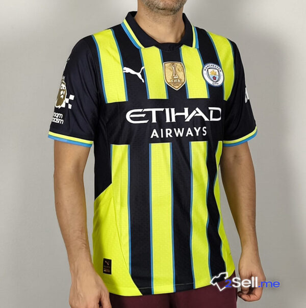 Seconda Maglia Manchester City 24/25 Rodrigo (Versione Player) - Taglia L - immagine 11