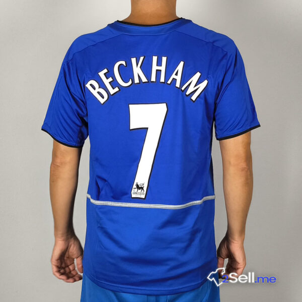 Seconda Maglia Manchester United 02/03 Beckham (Versione Fan) - Taglia M - immagine 12