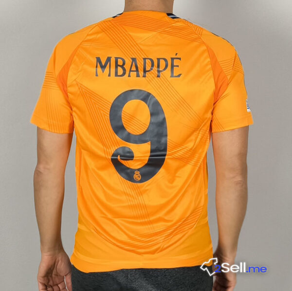 Seconda Maglia Real Madrid 24/25 Mbappé (Versione Player) - Taglia L - immagine 11