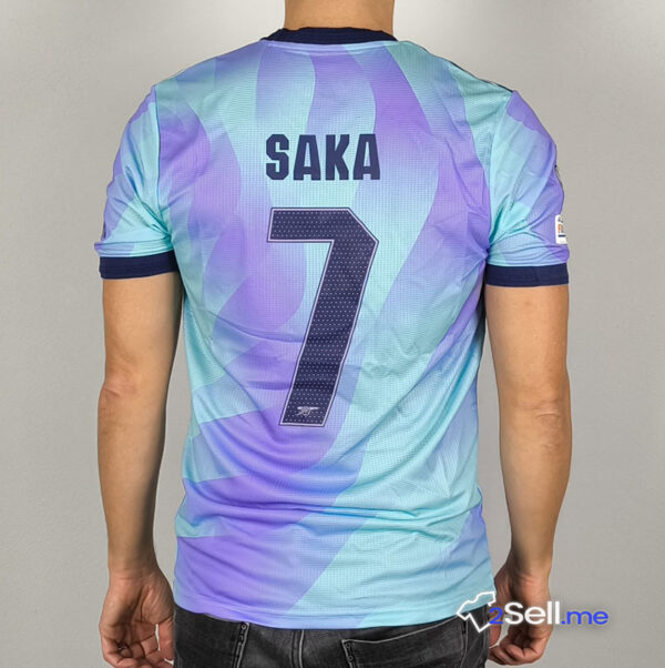 Terza Maglia Arsenal 24/25 Saka (Versione Player) - Taglia L - immagine 12