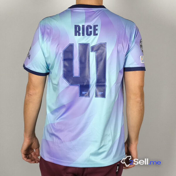 Terza Maglia Arsenal 24/25 Rice (Versione Fan) - Taglia M - immagine 12