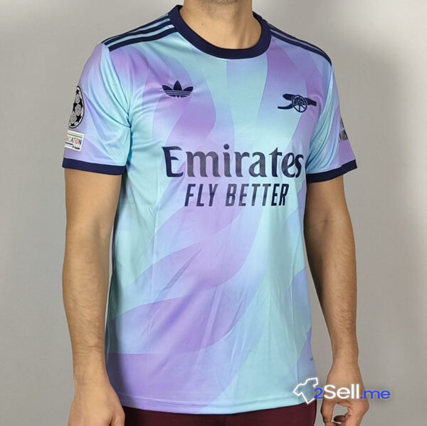 Terza Maglia Arsenal 24/25 Rice (Versione Fan) - Taglia M - immagine 11