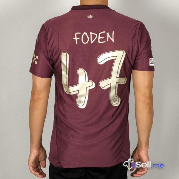 Terza Maglia Manchester City 24/25 Foden (Versione Player) - Taglia L - immagine 12