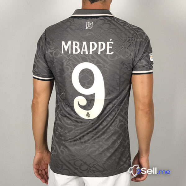 Terza Maglia Real Madrid 24/25 Mbappé (Versione Player) - Taglia L - immagine 12