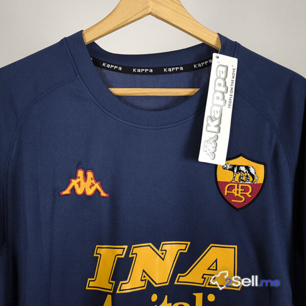 Terza Maglia Retrò AS Roma 00/01 Totti (Versione Fan) - Taglia M - immagine 2