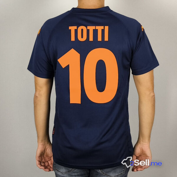 Terza Maglia Retrò AS Roma 00/01 Totti (Versione Fan) - Taglia M - immagine 12