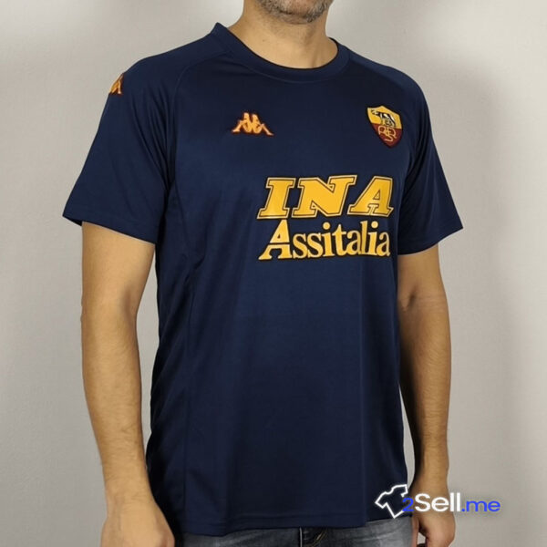 Terza Maglia Retrò AS Roma 00/01 Totti (Versione Fan) - Taglia M - immagine 11