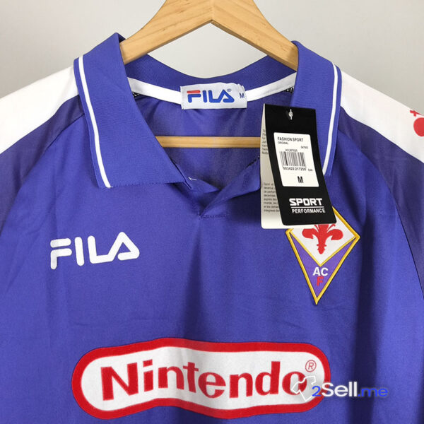 Prima Maglia Retrò Fiorentina 98/99 Batistuta (Versione Fan) - Taglia M - immagine 2