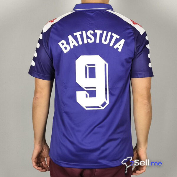 Prima Maglia Retrò Fiorentina 98/99 Batistuta (Versione Fan) - Taglia M - immagine 12