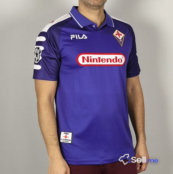 Prima Maglia Retrò Fiorentina 98/99 Batistuta (Versione Fan) - Taglia M - immagine 11