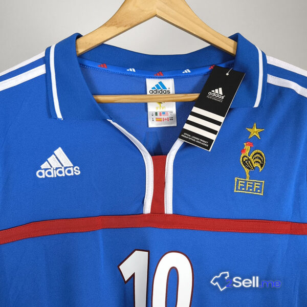 Prima Maglia Francia 00/01 Zidane (Versione Fan) - Taglia M - immagine 2