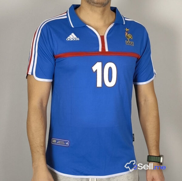 Prima Maglia Francia 00/01 Zidane (Versione Fan) - Taglia M - immagine 11