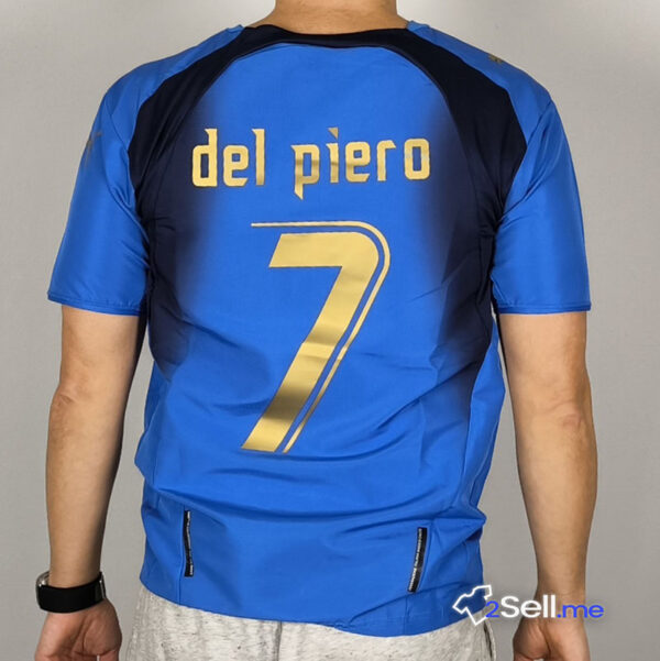 Prima Maglia Italia 06/07 Del Piero (Versione Fan) - Taglia M - immagine 12