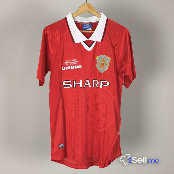 Prima Maglia Retrò Manchester United 98/99 (Versione Fan) - Taglia M