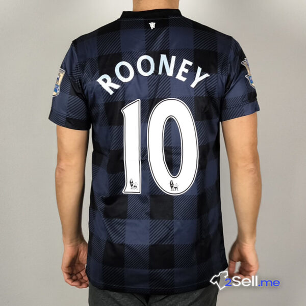 Seconda Maglia Retrò Manchester United 13/14 Rooney (Versione Fan) - Taglia M - immagine 12