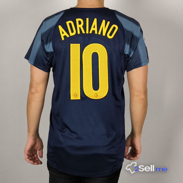 Terza Maglia Inter Milano 04/05 Adriano (Versione Fan) - Taglia M - immagine 12