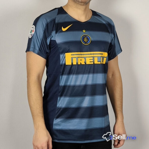 Terza Maglia Inter Milano 04/05 Adriano (Versione Fan) - Taglia M - immagine 11