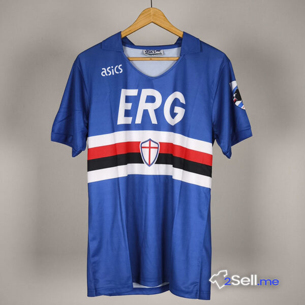 Prima Maglia Retrò Sampdoria 90/91 Vialli (Versione Fan)